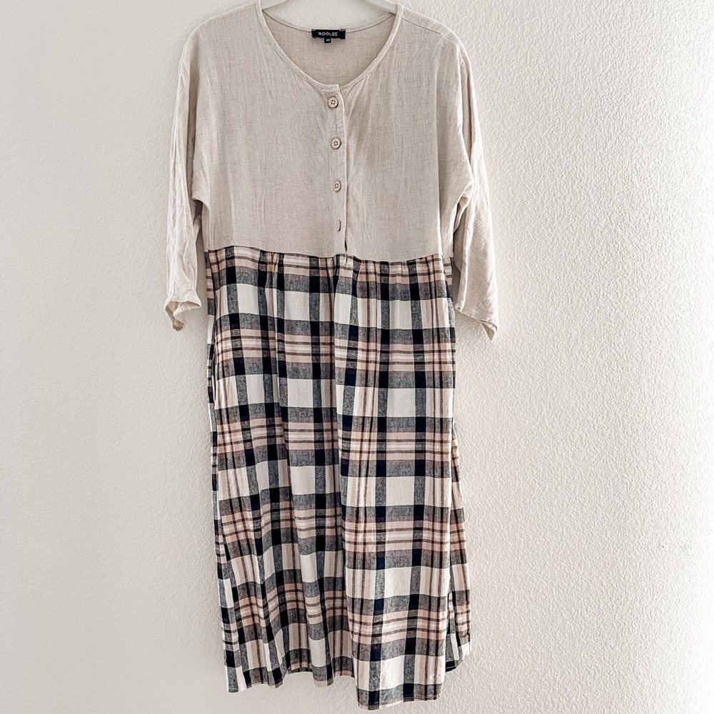 Plaid dress from Roolee